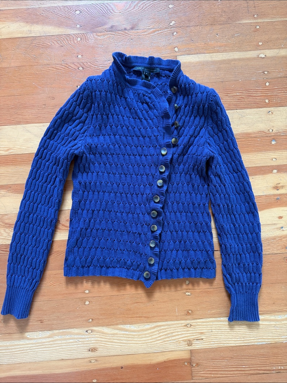 Marc by Marc Jacobs Twilight Blue Cardigan Sweater Medium